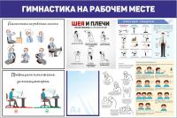 Стенд Безопасность работ за с компьютером 120х80 см