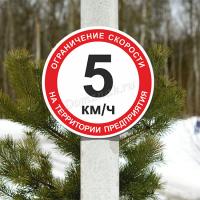 Табличка «Ограничение скорости»