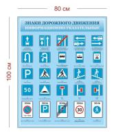 Стенд Информационно-указательные знаки дорожного движения 80х100 см