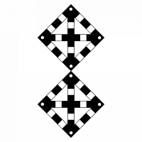 Знак Поднять нож, закрыть крылья (при наличии двух препятствий)