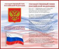 Стенд Герб, Флаг, Гимн России