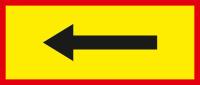 Знак «Стрелка направляющая»