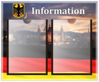 Информационный стенд для кабинета немецкого языка