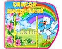 Список шкафчиков Аист